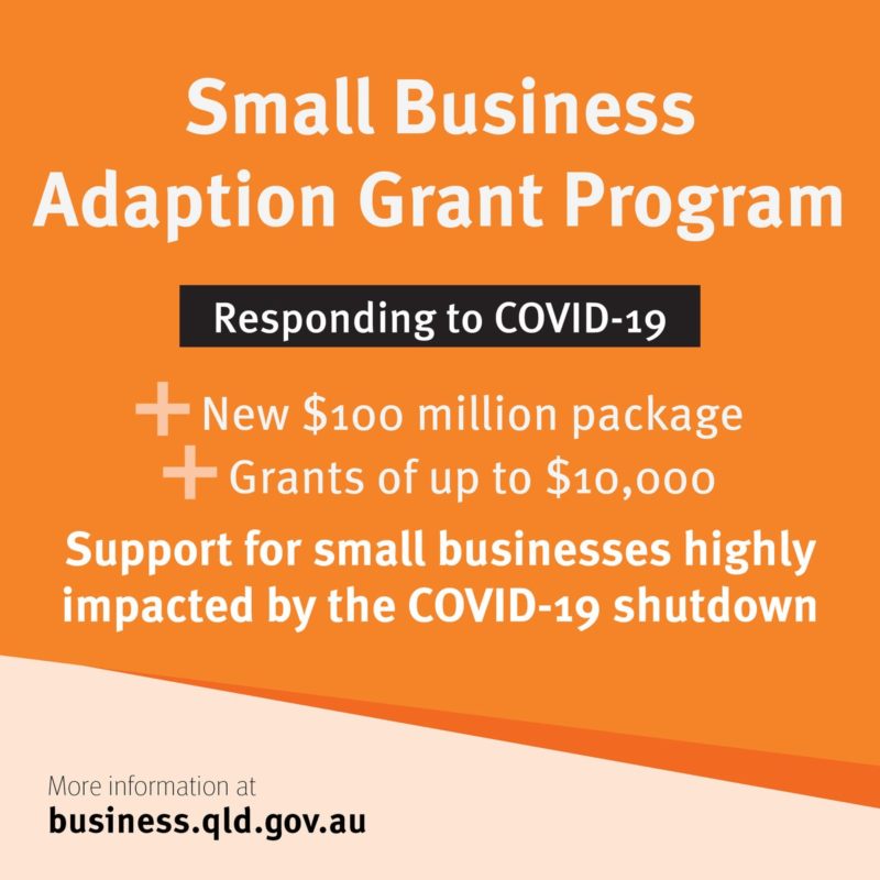 QLD Small Adaption Grant