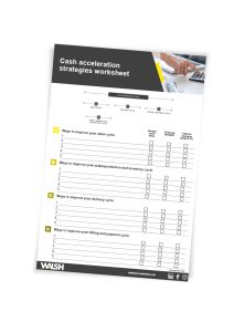 Cash Acceleration Strategies Worksheet
